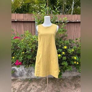 Eileen Fisher Organic Cotton Crepe Dress Size XXS